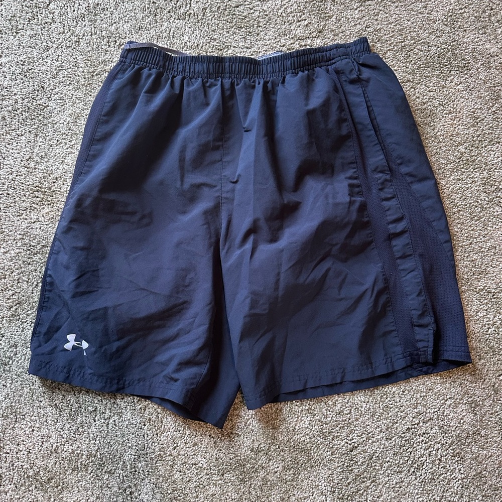 Under Armour Navy Blue Performance Athletic Shorts